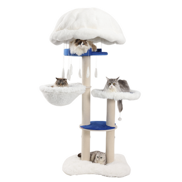 Purr Nook | Maine Coon Kingdom Sky Tower - Cloud