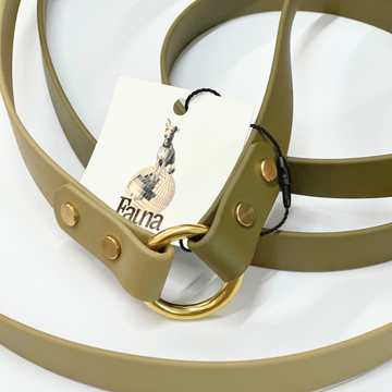 Fauna | Bentley Multiway Dog Lead in Olive & Khaki