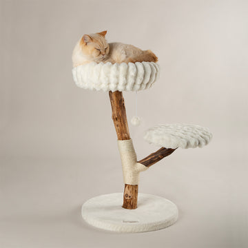 Scruffs | Alpine Atlas Cat Tree - Cream + Taupe