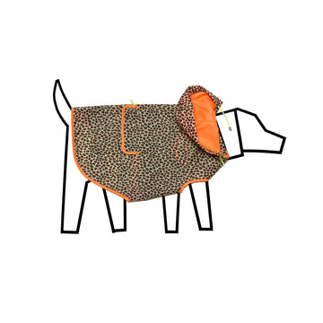 Ware of the Dog | Leopard Print Raincoat with Hood
