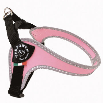 Tre Ponti | Easy Fit Pink Harness with Adjustable Girth