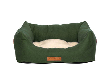 Ralph & Co | THE RICHMOND - LUXURY GREEN BOLSTER DOG BED